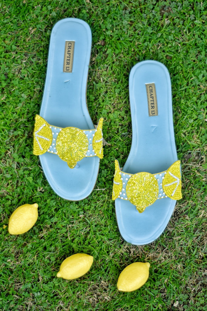 Sky Blue Chappals