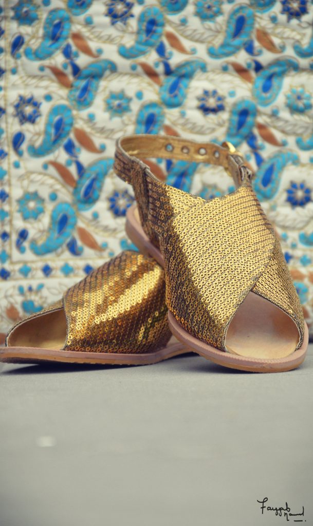 Golden Peshawari Sandal