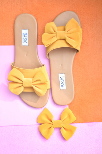 Yellow bow Slides